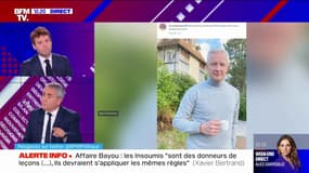 Bruno Le Maire s'affiche en col roulé: pour Xavier Bertrand, "c'est de la communication à deux balles"