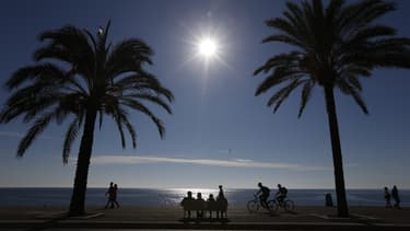 La promenade des Anglais, à Nice, en novembre 2015
