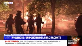 Violences urbaines: "On était vite débordés" raconte ce policier de la BAC en Île-de-France