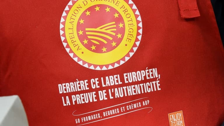 Le logo de l'appellation d'origine protégée ou AOP (photo d'illustration).
