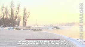 Irkoutsk (Sibérie), l'un des endroits les plus froids de la planète avec des températures pouvant aller jusqu'à -35 degrés !