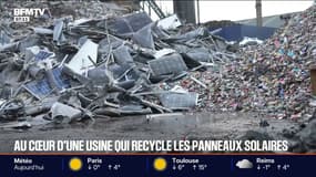 BFTMV au cœur d'une usine de recyclage de panneaux solaires 