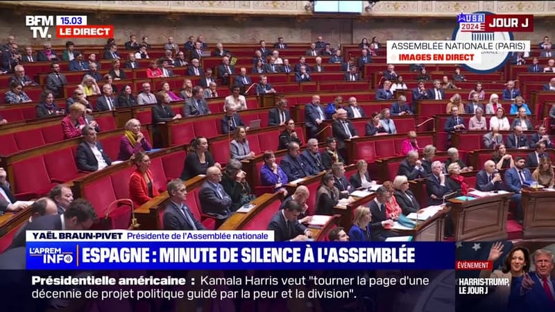 Espagne: l'hommage de l'Assemblée nationale aux victimes des crues meurtrières dans la région de Valence