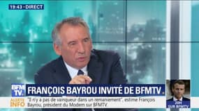 François Bayrou considère que "l'Etat n'entend plus ce que le terrain lui dit"