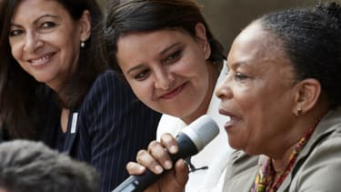 Christiane Taubira était venue soutenir Najat Vallaud-Belkacem à Villeurbanne.