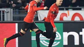 Adrien Hunou et Hatem Ben Arfa