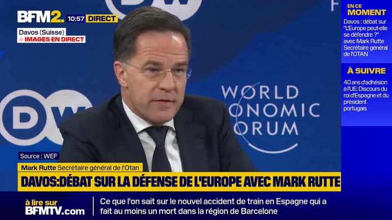 "Oui nous pouvons nous défendre nous-mêmes, aujourd'hui", affirme Mark Rutte, secrétaire général de l'OTAN