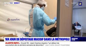 Premier jour de dépistage massif dans la métropole