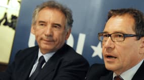 François Bayrou et Robert Rochefort.