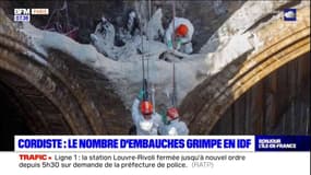 Île-de-France: le nombre d'embauches augmente pour le métier de cordiste