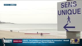 Distanciation sociale: test d'ampleur pour les plages de France pendant le week-end de l'Ascension