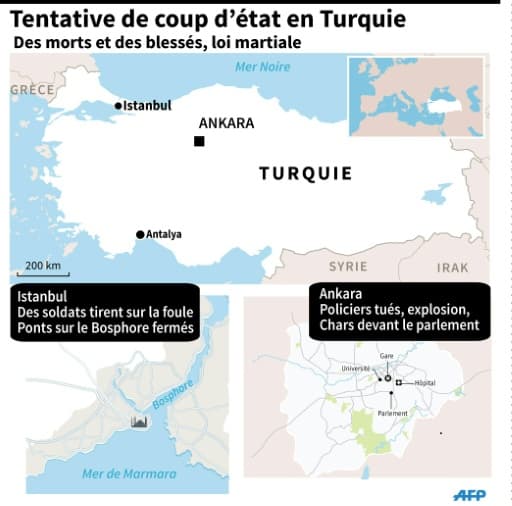Turquie : tentative de coup d'état Turquie : tentative de coup d'état