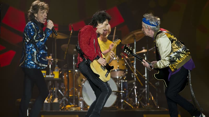 Les Rolling Stones en concert au Brésil en février 2016