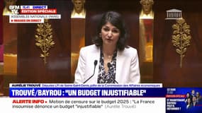 Aurélie Trouvé (LFI) à François Bayrou: "Votre budget précipite le naufrage de l'économie française"