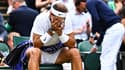 Rafael Nadal lors de son match contre Taylor Fritz à Wimbledon, le 6 juillet 2022