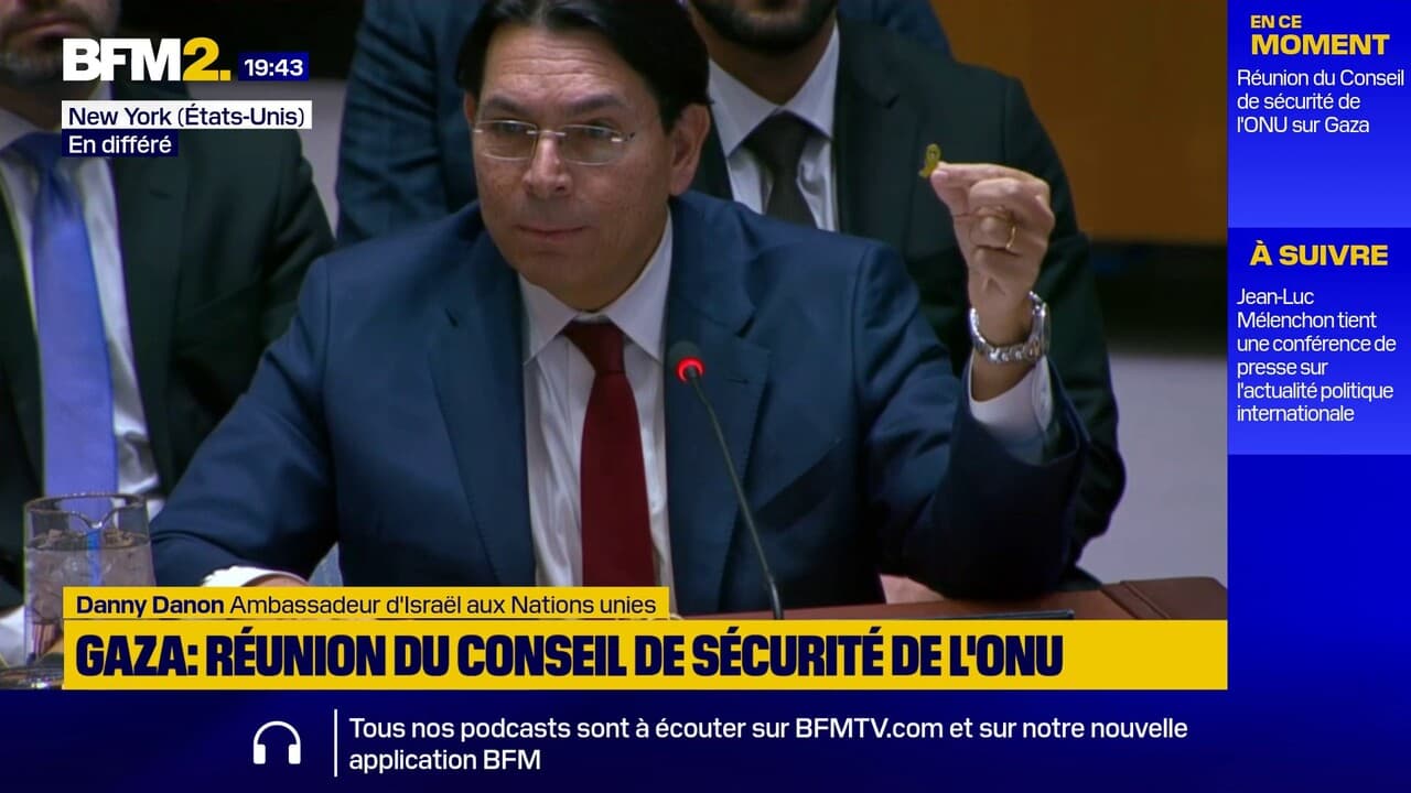 "Pour la première fois depuis 843 jours, je suis au Conseil, sans porter ce pin's au revers de ma veste", déclare l'ambassadeur d'Israël Kép