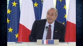 Jacques Chirac faisait preuve d'humour et d'aisance lors de ces oraux