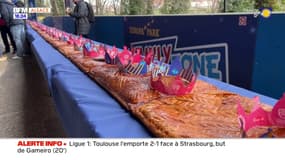 Strasbourg: la plus longue galette des rois du monde à La Meinau