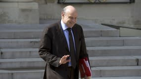 Jean-Marie Le Guen quitte l'Elysée, le 29 avril 2014