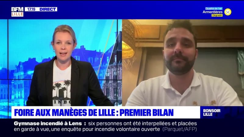 Lille: premier bilan de la Foire aux manèges de la ville