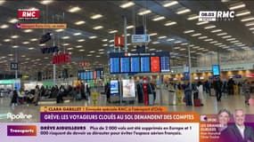 Grève : les voyageurs cloués au sol demandent des comptes