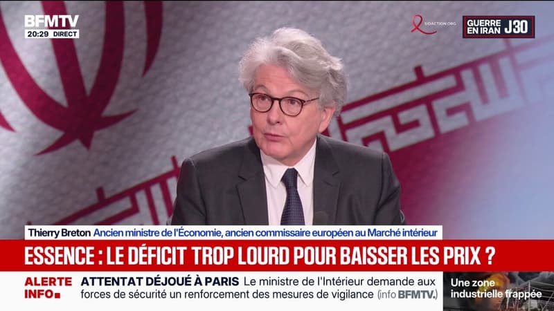 "L'objectif serait qu'en 2032, on s'interdit d'avoir des budgets qui soient en déficit de 1%", détaille Thierry Breton, ancien ministre de l'Économie
