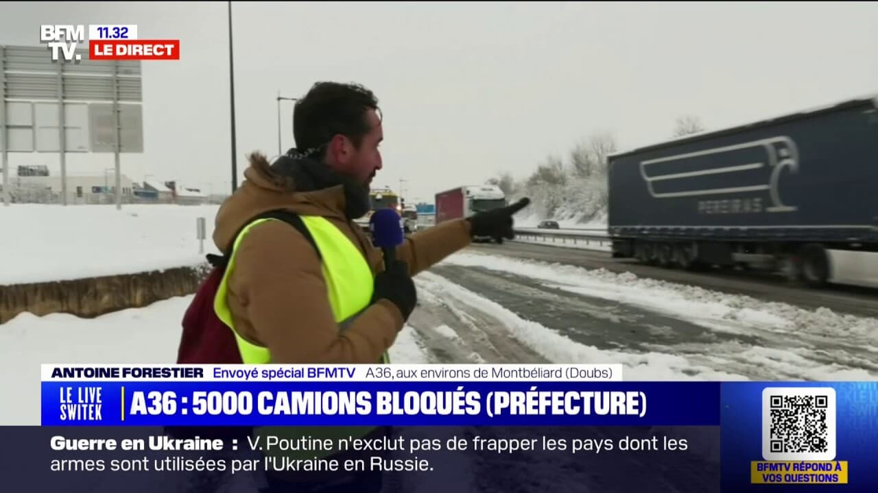 A36: reprise de la circulation pour les camions