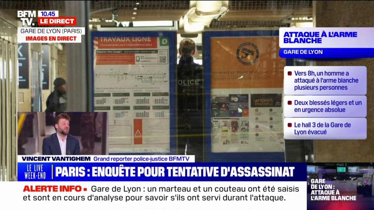 Attaque La Gare De Lyon Le Parquet De Paris Ouvre Une Enqu Te Pour Tentative D Assassinat