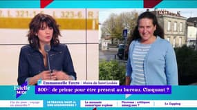 Une prime de 800€ pour être présent au bureau : Emmanuelle Favre, Maire de Saint-Loubès explique sa proposition.