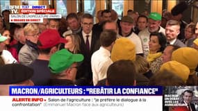 Emmanuel Macron assure aux agriculteurs qu'il n'est "pas prêt de lâcher l'affaire"