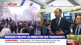 Edouard Philippe à propos de la grève: "L'impact sur les trafics est conforme à ce que nous avions prévu"