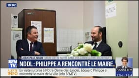 "La décision n'est pas prise", dit le maire de Notre-Dame-des-Landes après sa rencontre avec Philippe
