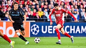 Pierre Lees-Melou lors de Brest-Leverkusen le 23/10/2024