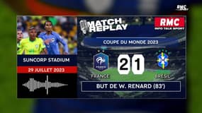 Mondial 2023 (F) : Les Bleues battent le Brésil et se rapprochent des 8es (2-1), le goal replay RMC