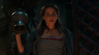 Emma Watson incarne Belle, dans la nouvelle adaptation de "La Belle et la Bête" en salles le 22 mars 2017