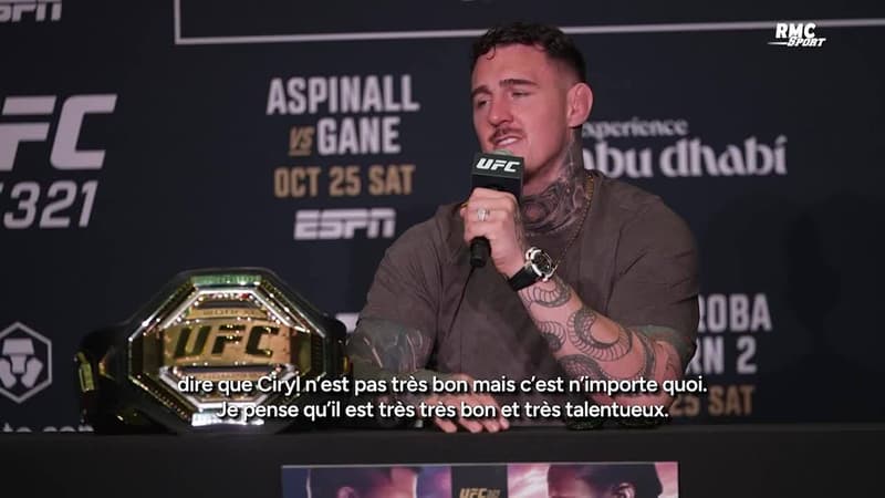 Gane vs Aspinall : "Gane est un bon combattant" estime Aspinall