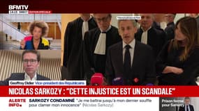 Condamnation de Nicolas Sarkozy: "Une faute de l'autorité judiciaire qui dessert la cause de la justice", affirme Geoffroy Didier (LR)