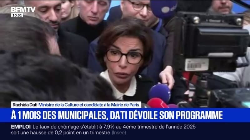 Municipales à Paris: Rachida Dati présente son programme