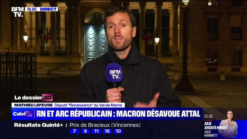 RN hors de l'arc républicain selon Emmanuel Macron: 