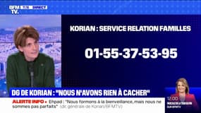 Sophie Boissard, DG de Korian: "Nous n'avons rien à cacher"