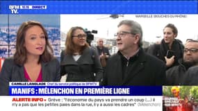 Manifs : Mélenchon en première ligne - 05/12
