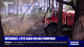 Face aux incendies, l'été sans fin des pompiers