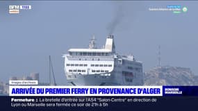 Retour du ferry reliant Alger à Marseille