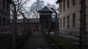 Le Mémorial et musée d'Auschwitz-Birkenau, à Oswiecim, en Pologne, le 26 janvier 2025. 