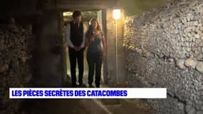 Ariane a testé les pièces secrètes des catacombes