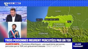 4 personnes percutées par un TER: d'après le maire de Ciboure, avec "la pression policière, les migrants essayent de sortir des voies principales"