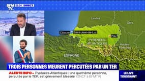 4 personnes percutées par un TER: d'après le maire de Ciboure, avec "la pression policière, les migrants essayent de sortir des voies principales"