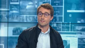 Antoine Léaument sur le plateau de BFMTV, le 25 octobre 2018