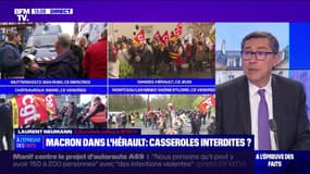 Macron dans l’Hérault : les casseroles ont-elles été interdites ? - 22/04
