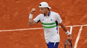 Arthur Cazaux à Roland-Garros le 28 mai 2024.